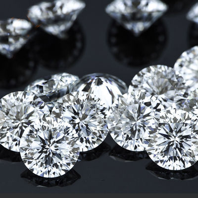 D Color GRA Moissanite Diamond Stone 6.5mm Brilliant Cut Moissanite