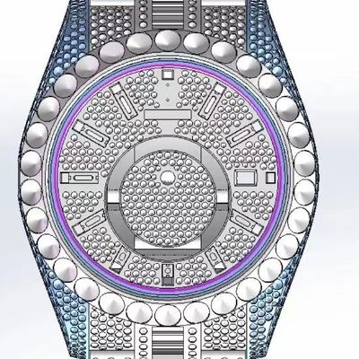 Bust Down Millionaire Moissanite Watch 