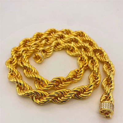 GRA Miami Cuban Link Chain 11mm   14k Gold Cuban Link Chain With More Bling Shine